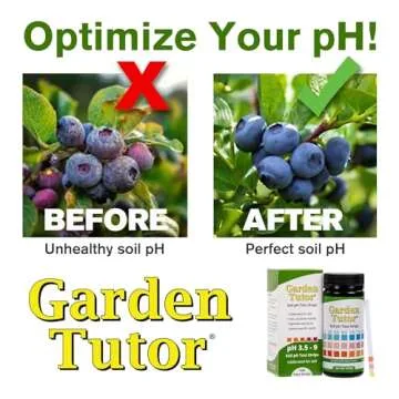 Garden Tutor Soil pH Test Kit (3.5-9 Range) | 100 Soil pH Tester Strips - Test Soil Acidity and Alkalinity of Garden Lawn Grass Flower Vegetable Compost Indoor and Outdoor Plants