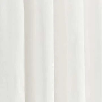 Lush Decor Coastal Chic Scallop Edge Window Curtain Panel Pair, 52" W x 84" L, Blue & White