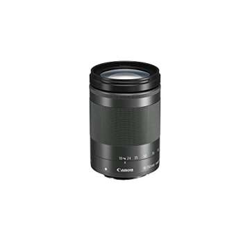 Canon Cameras US EF-M 18-150IS STM Lens 18-150mm f/3.5-6.3 II Fixed Zoom Camera Lens, Black