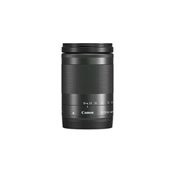 Canon Cameras US EF-M 18-150IS STM Lens 18-150mm f/3.5-6.3 II Fixed Zoom Camera Lens, Black