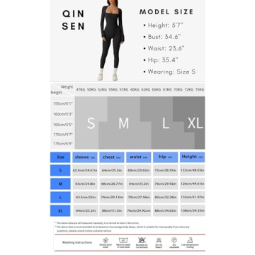 Elegant QINSEN Women's Long Sleeve Jumpsuit for All Seasons