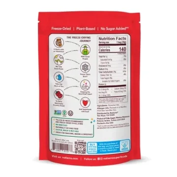 NATiERRA Organic Freeze-Dried Strawberries - Healthy Snack