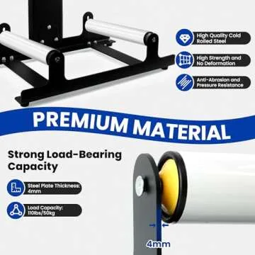 ALL4DETAIL Rolling Wheel Detailing Stand for Easy Maintenance