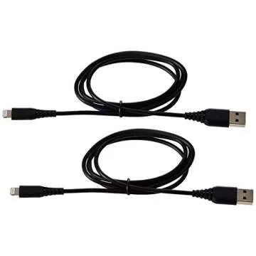 Amazon Basics MFi-Certified USB-A to Lightning Cable 3 Feet Pack