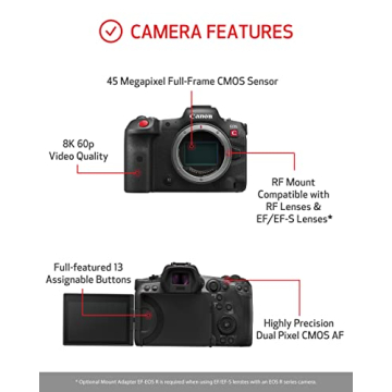 Canon EOS R5 C - Powerful 45MP Camera with 8K Video