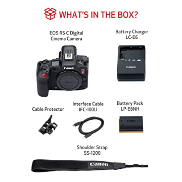 Canon EOS R5 C - Powerful 45MP Camera with 8K Video