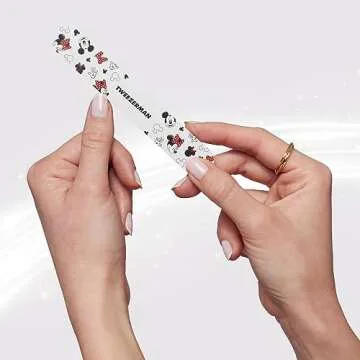 Tweezerman Disney's Mickey Mouse & Minnie Mouse Ear-esistible Nail Files (Pack of 3)
