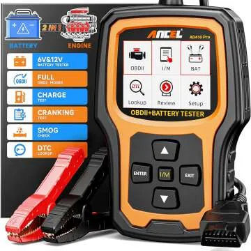 ANCEL AD410 Pro+ OBD2 Scanner & Battery Tester