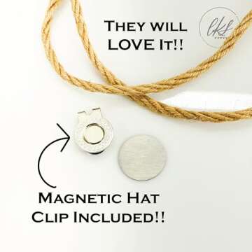 Handmade Best Papa By Par Golf Ball Marker Gift for Dads