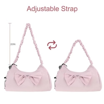 WOLT Women's Stylish Gym Bag with Shoe and Wet Pocket