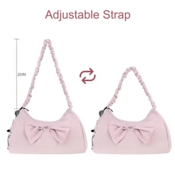 WOLT Women's Stylish Gym Bag with Shoe and Wet Pocket