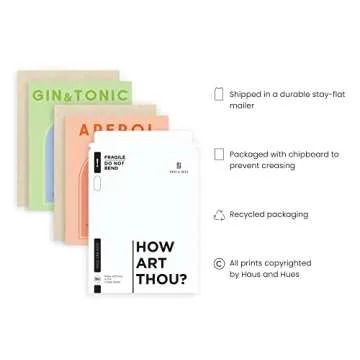 HAUS AND HUES Cocktail Poster - Preppy Posters for Bedroom, Drink Posters, Danish Pastel Posters, Aperol Spritz, Colorful Posters for Wall, Cocktail Prints, Alcohol Posters, Dorm Posters (Unframed)