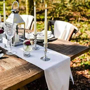 10Pack Flameless Taper Candles, Ivory WAX Coverd, 11-Inch, LED Battery Flickering Candle with 2 Remote Controls, Timer, for Candle Holders and Candlesticks, for Wedding, Christmas, Patry, Hotel