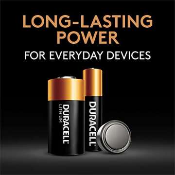 Duracell 21/23 12V Alkaline Battery, 4 Count Pack, 21/23 12 Volt Alkaline Battery, Long-Lasting for Key Fobs, Car Alarms, GPS Trackers, and More