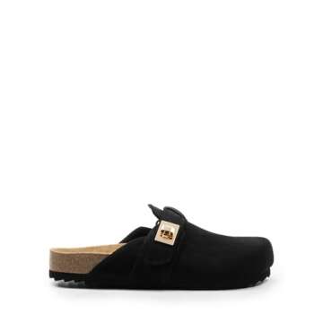 DREAM PAIRS Stylish Women's Clogs with Cork Footbed
