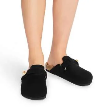 DREAM PAIRS Stylish Women's Clogs with Cork Footbed