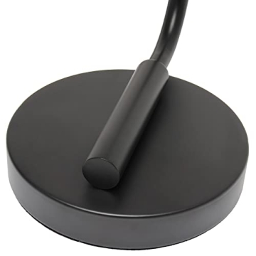 Simple Designs Bronson Industrial Glass Shade Table Lamp