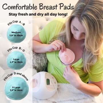 Bamboo Viscose Nursing Pads - Absorbent Reusable Breast Pads