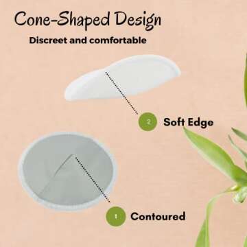 Bamboo Viscose Nursing Pads - Absorbent Reusable Breast Pads