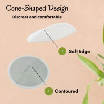 Bamboo Viscose Nursing Pads - Absorbent Reusable Breast Pads