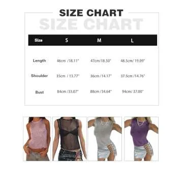 Meladyan Sexy Fishnet Crop Tank Top for Women