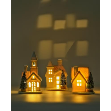 Light Up Your Holiday with Ceramic Village Houses