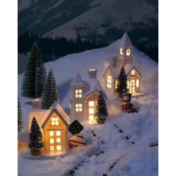 Light Up Your Holiday with Ceramic Village Houses