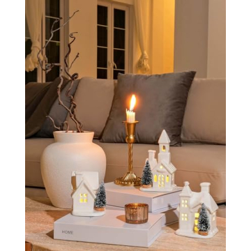 Light Up Your Holiday with Ceramic Village Houses