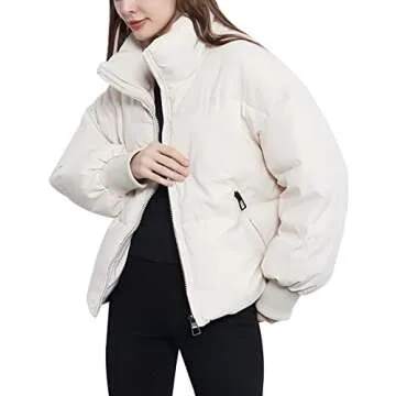 Gihuo Women’s Puffer Jacket for Winter Fashion