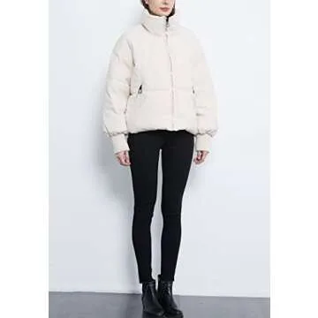 Gihuo Women’s Puffer Jacket for Winter Fashion