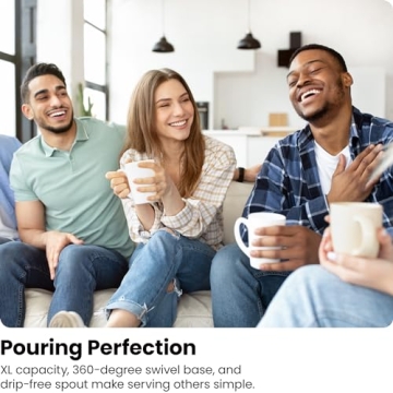 Chefman Electric Glass Kettle - 1.7L Fast Boiling