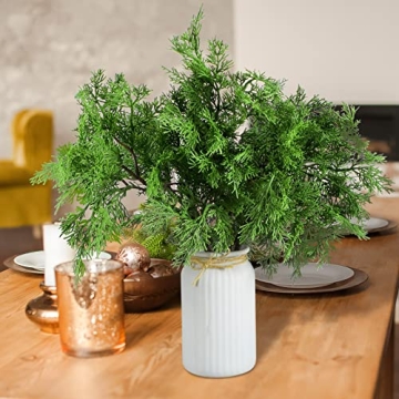 Stunning Christmas Fake Cedar Pine Branches for Decor