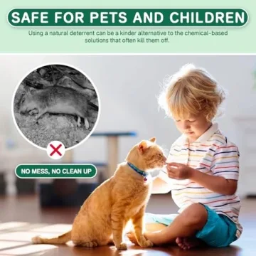 Mouse Rats Repellent 14 Pack, Peppermint Oil Moth Balls for Mice Rodent Deterrent, Natural Pest Control Pouches for Roaches, Ant, Cockroach, Spider, Safe for Humans & Pets, Indoor and Outdoor Use