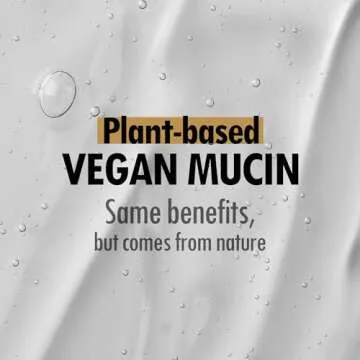 VEGREEN Nature Skin Mucin Face Serum Fortified w/Wild Yam Extract | Korean Hydrating Face Serum Barrier Repair Moisturizer for All Skin Types | Ceramide-Enriched Glass Skin Face Glow Serum 1.69 fl oz