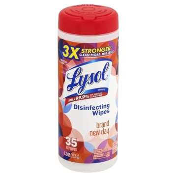 Lysol Disinfectant Wipes, Multi-Surface Antibacterial Cleaning Wipes, for Disinfecting and Cleaning,...
