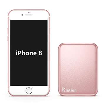 Kintion 1X/3X LED Pocket Makeup Mirror - Travel Friendly