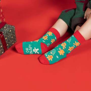 Buy TOAMOUR 4 Pairs Christmas Socks for Kids Online