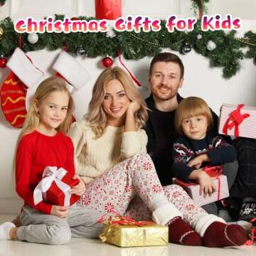 Buy TOAMOUR 4 Pairs Christmas Socks for Kids Online