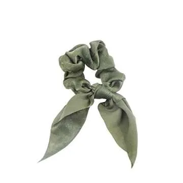 Silk Scrunchies with Mini Scarves - Vibrant Hair Ties
