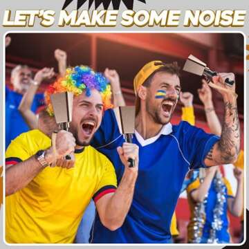 9" Metal Cowbell for Cheer & Events - Loud Sound Maker