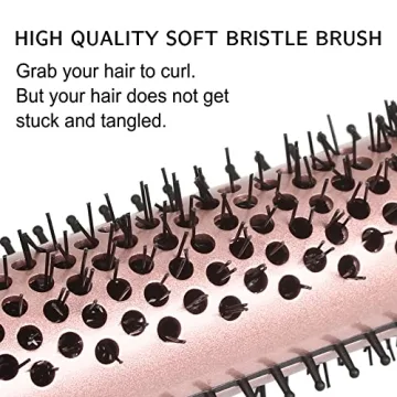 PHOEBE Soft Bristle Curling Iron Brush - Travel Ready
