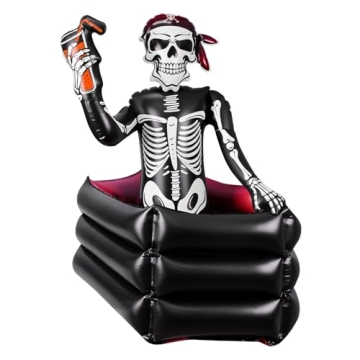 Halloween Inflatable Skeleton Drink Cooler - 39 Inch