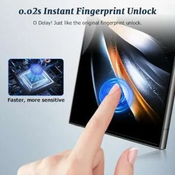 2 Pack Matte Privacy Screen Protector for Samsung Galaxy S24 Ultra,9H Tempered Glass,Anti-Glare,Anti-Spy,Anti-Scratch, Smooth and Responsive Absolute Fingerprint Compatibility Touch Screen HD Clear