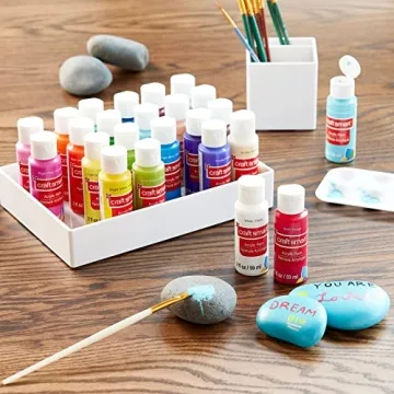 24 Assorted Acrylic Paint Set - Craft Smart Non-Toxic