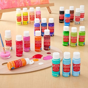 24 Assorted Acrylic Paint Set - Craft Smart Non-Toxic