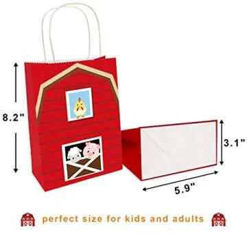 Farm Animal Gift Bags for Fun Party Favors and Decor