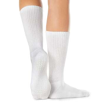 LA ACTIVE Non Slip Yoga Grip Socks - Barre Ballet Pilates Athletic Socks for Men and Women