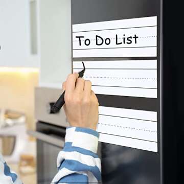 Chinco 5 Pack Magnetic Sentence Strips - Large Dry Erase Classroom Resources