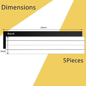 Chinco Magnetic Sentence Strips for Classroom Learning