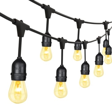 Outdoor Commercial Quality Edison Patio String Lights